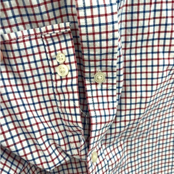 Ralph Lauren Boys Youth Plaid Short Sleeve Shirt XL (18-20) Blue Red White - Picture 5 of 10